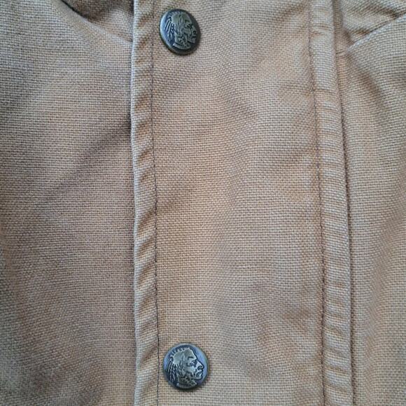 WoolRich Men Coat Jacket Parka Duck Size Medium Brown - Picture 10 of 15